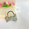 Checked Bow Band Hair Tie - Image 5
