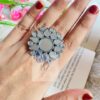 Sunflower Mirror Ring