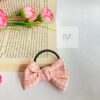 Checked Bow Band Hair Tie - Image 6