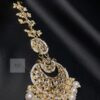 Kundan Earrings with Tika Set - 1 - Image 3