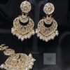 Kundan Earrings with Tika Set - 1 - Image 2